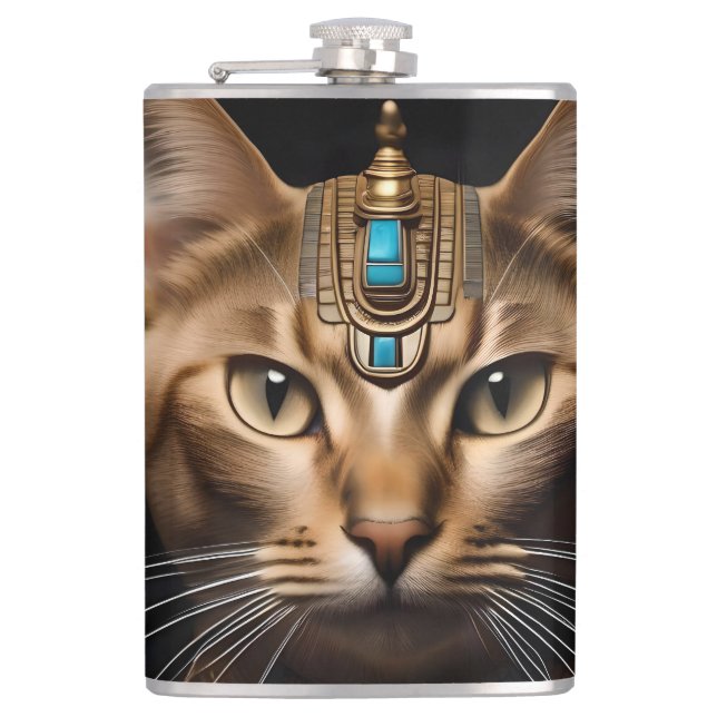Nilens drottning: Cleopatra the Cat in Headdress Fickplunta (Framsidan)