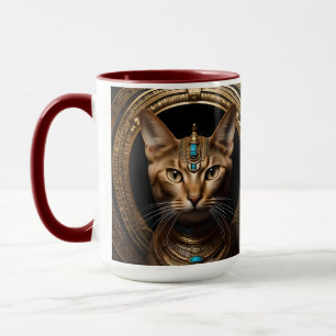 Nilens drottning: Cleopatra the Cat in Headdress Mugg