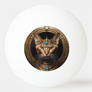 Nilens drottning: Cleopatra the Cat in Headdress Pingisboll