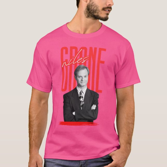 Niles Craneoriginal Retro T Shirt (Framsida)