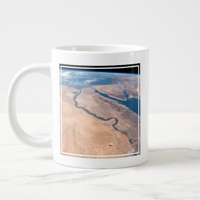 Nilfloden, Röda havet och Medelhavet. Jumbo Mugg (Vänster)
