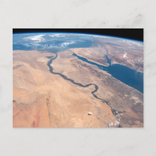 Nilfloden, Röda havet och Medelhavet. Vykort