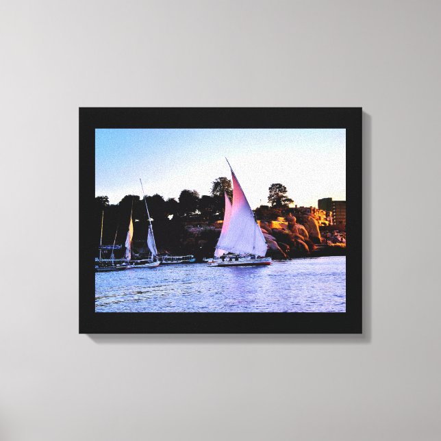 Niljsebåtar Canvastryck (Framsida)