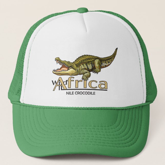 Nilkrokodil. Vildens Afrika Keps (Framsida)