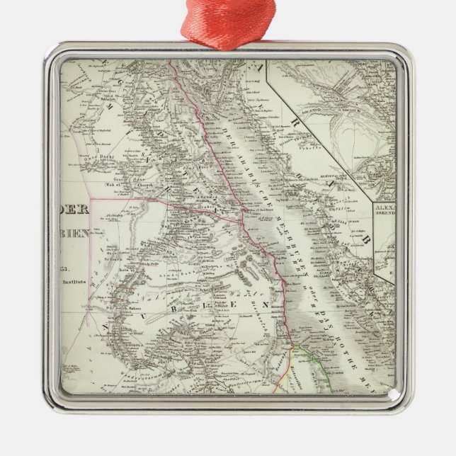 Nillander - Nilen, afrika Julgransprydnad Metall (Framsidan)