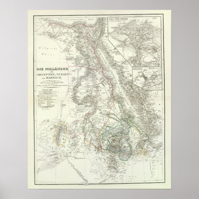 Nillander - Nilen, Afrikan Poster (Framsidan)