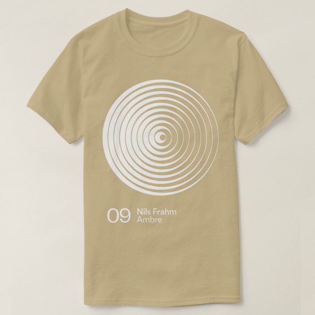 Nils Frahm Ambre  T Shirt (Design framsida)