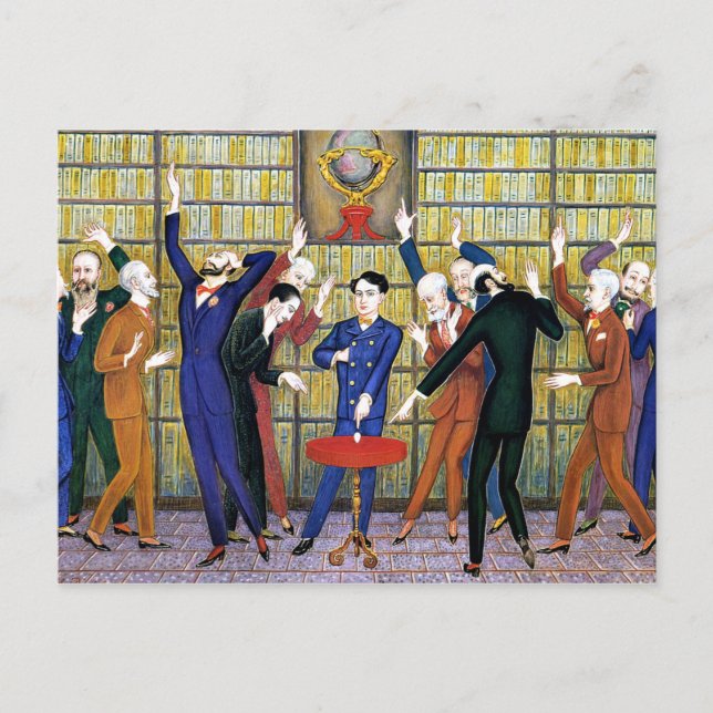 Nils von Dardel - Kolumbus ägg Vykort (Framsida)
