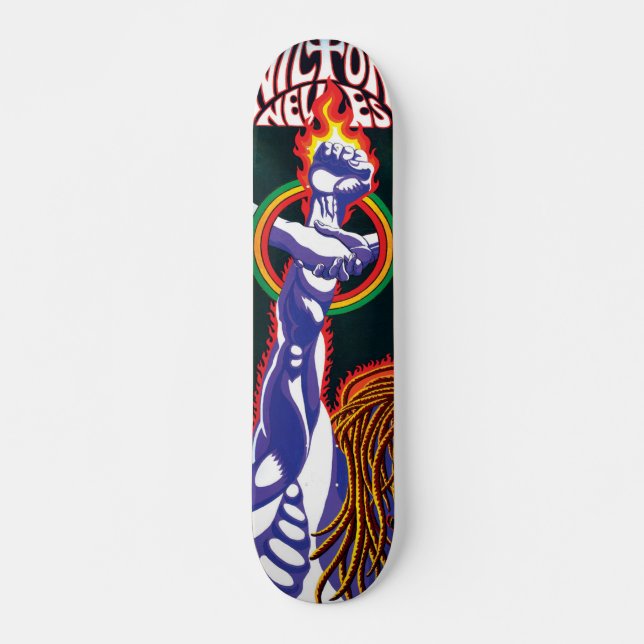 Nilton Neves tappar dött grafiskt Skateboard Bräda 20 Cm (Framsida)