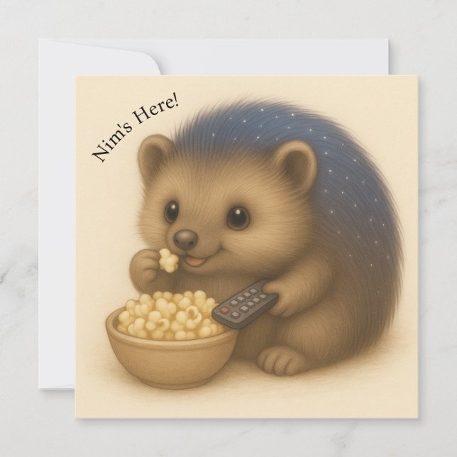 Nim Binge TV-Anpassade Comfort Series-kort (Framsida)