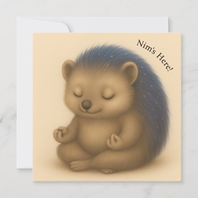 Nim Meditates-Anpassade Comfort-seriekort (Framsida)