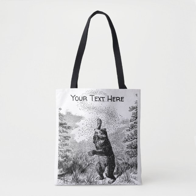 Nimrod - Björn och bin Tygkasse (Framsida)