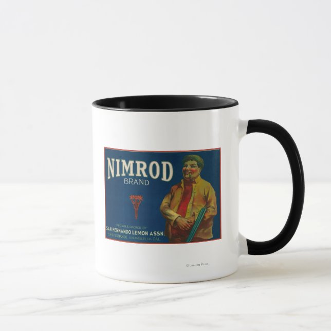 Nimrod Lemon LabelSan Fernando, CA Mugg (Höger)