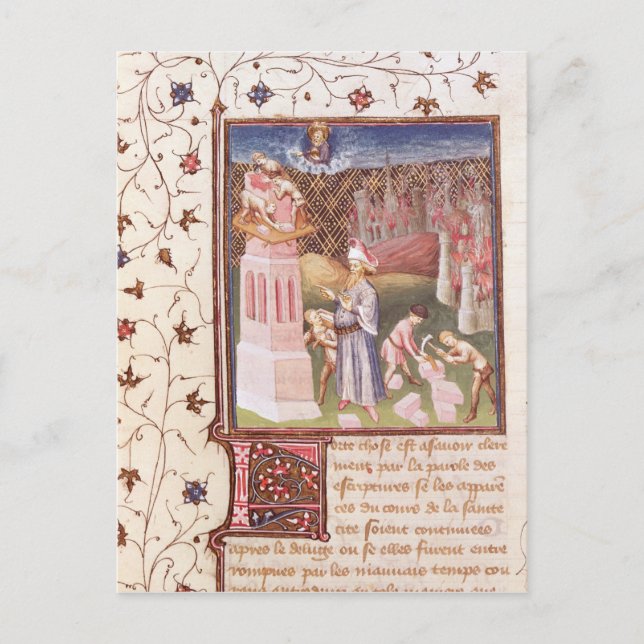 Nimrod övervakar Byggnaden Torn i Vykort (Framsida)