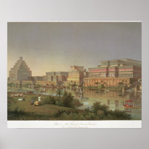Nimruds palats återställdes, en återuppbyggnad av poster