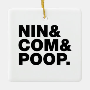 NIN & COM & POOP. JULGRANSPRYDNAD KERAMIK