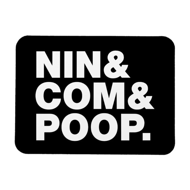 NIN & COM & POOP. MAGNET (Horisontell)