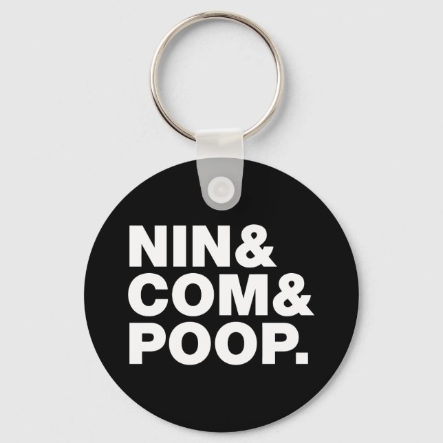 NIN & COM & POOP. NYCKELRING (Framsida)