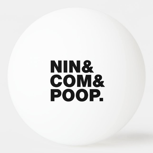 NIN & COM & POOP. PINGISBOLL (Framsidan)