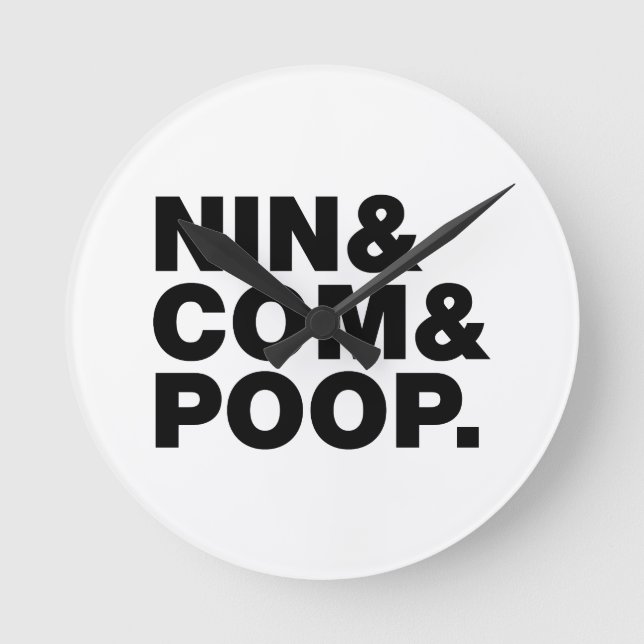NIN & COM & POOP. RUND KLOCKA (Framsida)