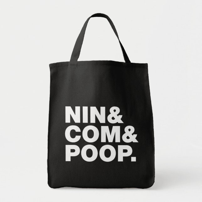 NIN & COM & POOP. TYGKASSE (Framsidan)
