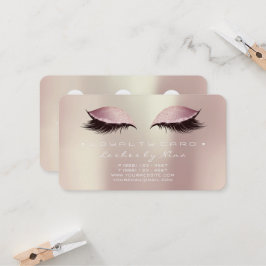 Nina 2 förmånskort 6 Beauty Lash Ro Rosa Guld Lojalitetskort