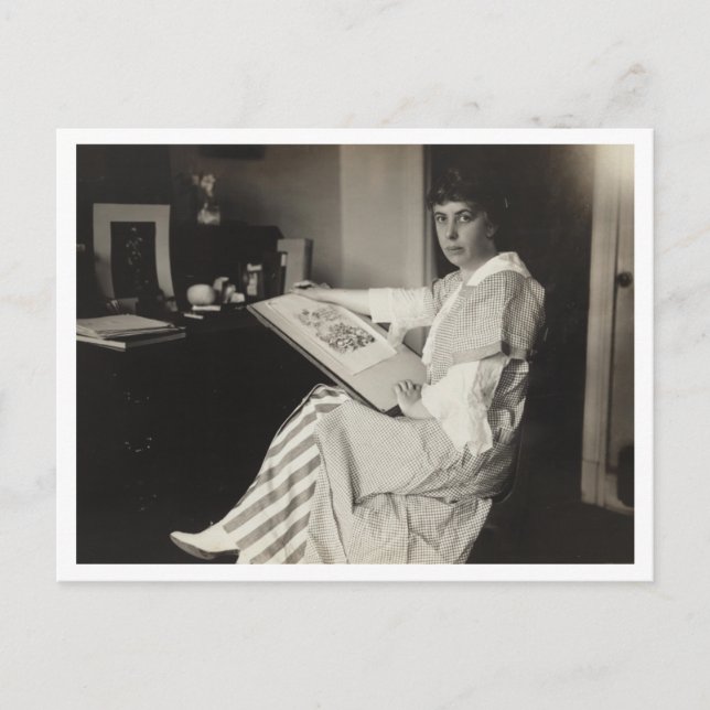 Nina Allender, kartoonist, nationalkvinnans Party Vykort (Framsida)