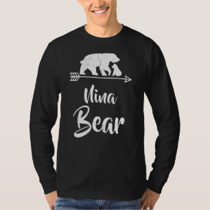 Nina Bear Matching Familjens juldräkt T Shirt