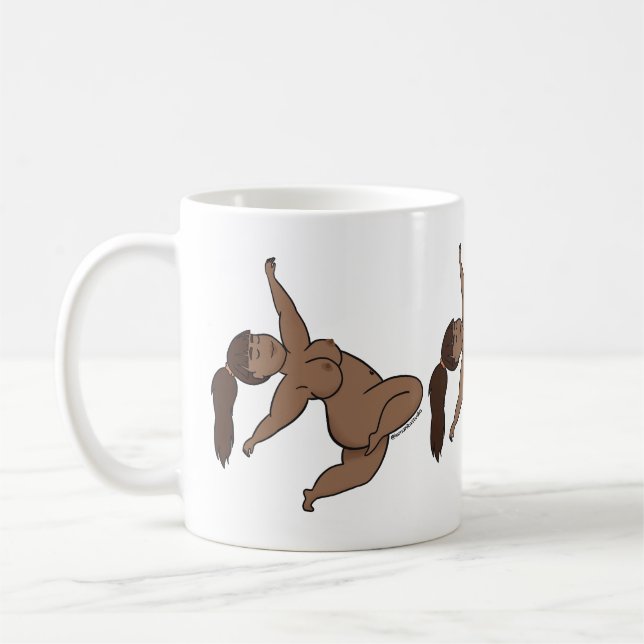 Nina, fri och dansar kaffemugg (Vänster)