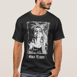 Nina Hagen Punksthetic Fläkt Design T Shirt