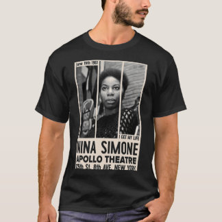 Nina Jazz Konsert Affisch flicka flicka T Shirt