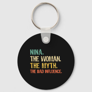 Nina, kvinnan, myten, D- influensan, nyp. Nyckelring