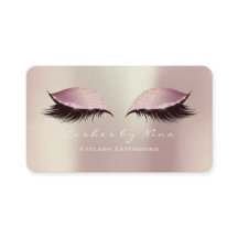Nina Makeup Eyebrow Lash Glitter Rosa Luxury