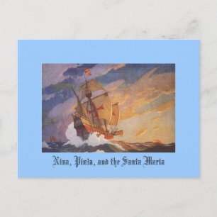 Nina, Pinta och Santa Maria Vykort
