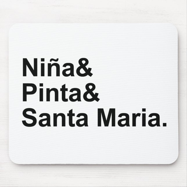 Nina Pinta Santa Maria | Christopher Columbus fart Musmatta (Framsidan)