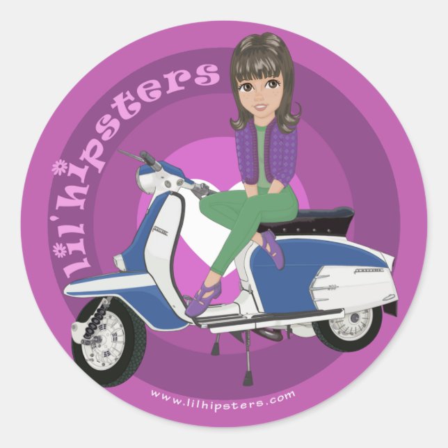 Nina Runt Klistermärke (Framsida)