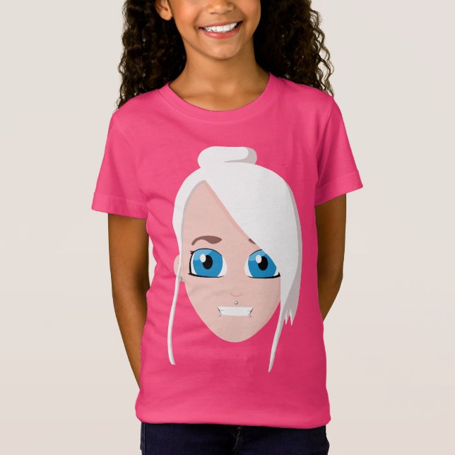 Nina Rüschen Shirt Tee Shirt (Framsida)