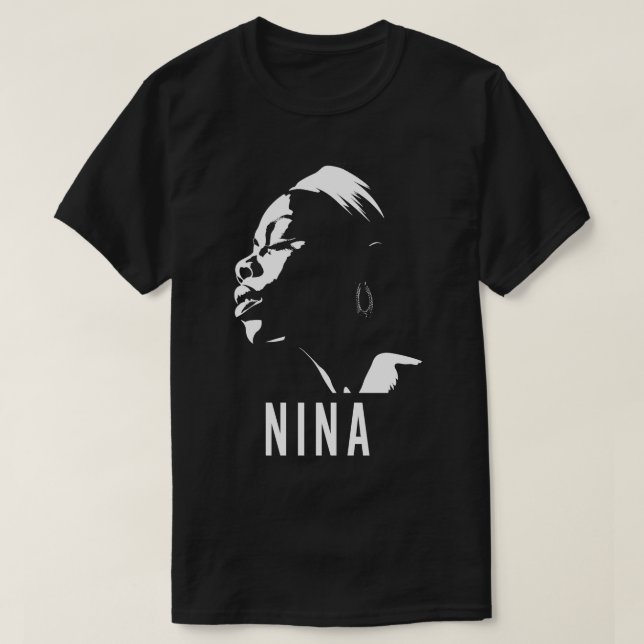 Nina Simone 2 T Shirt (Design framsida)