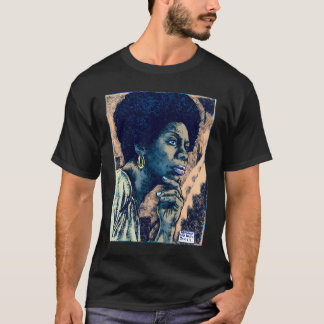 Nina Simone, av Maximiliano Lopez Barrios T Shirt