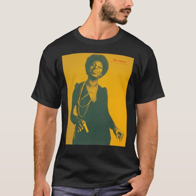 Nina Simone Jazz Essential  T Shirt (Framsida)