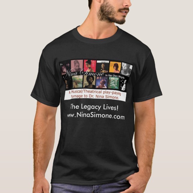 Nina Simone - legaten Liv… Tee Shirt (Framsida)