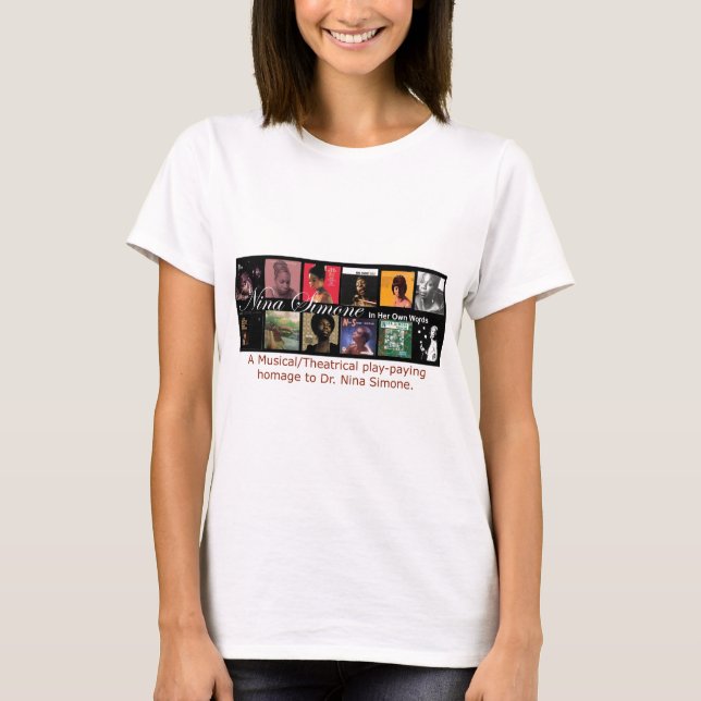 Nina Simone - legatliven Tee Shirt (Framsida)