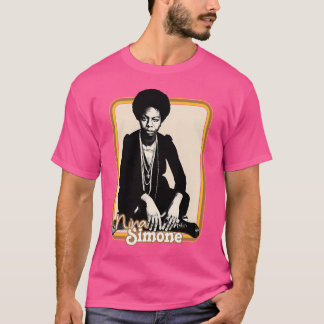 Nina Simone Original Retro Fläkt Art T Shirt