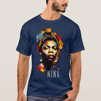 Nina Simone Stänk T Shirt