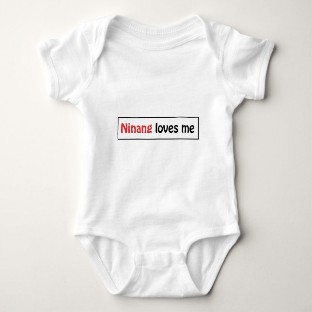 Ninang älskar mig tee shirt (Framsida)