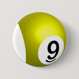 Nine Boll Gult-knapp Knapp