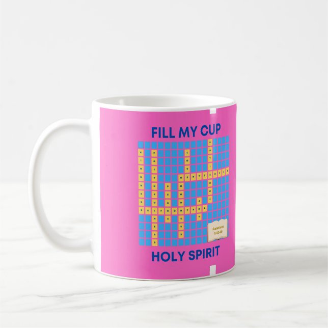 Nine Fruits of the Holy Spirit, Galatians 5:22-25 Kaffemugg (Vänster)