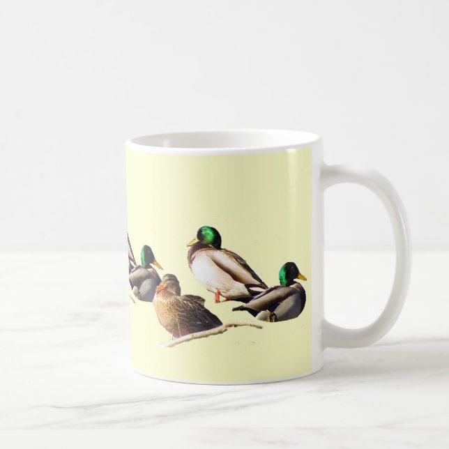 Nine Mallard Ankor Kaffemugg (Höger)