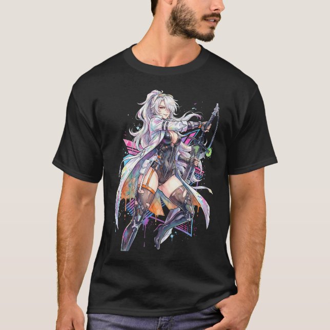 Nine Massive Sword Legosoldat Kaos Zero Mardröm  T Shirt (Framsida)