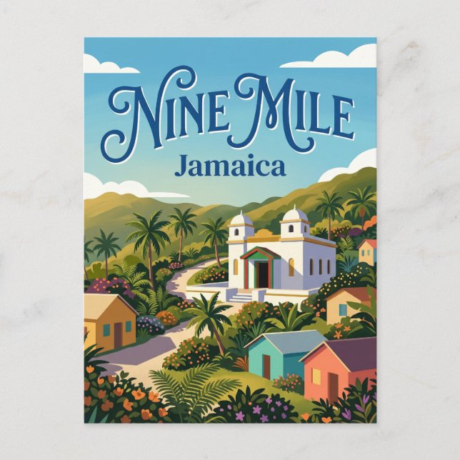 Nine Mile Jamaica Vykort (Framsida)